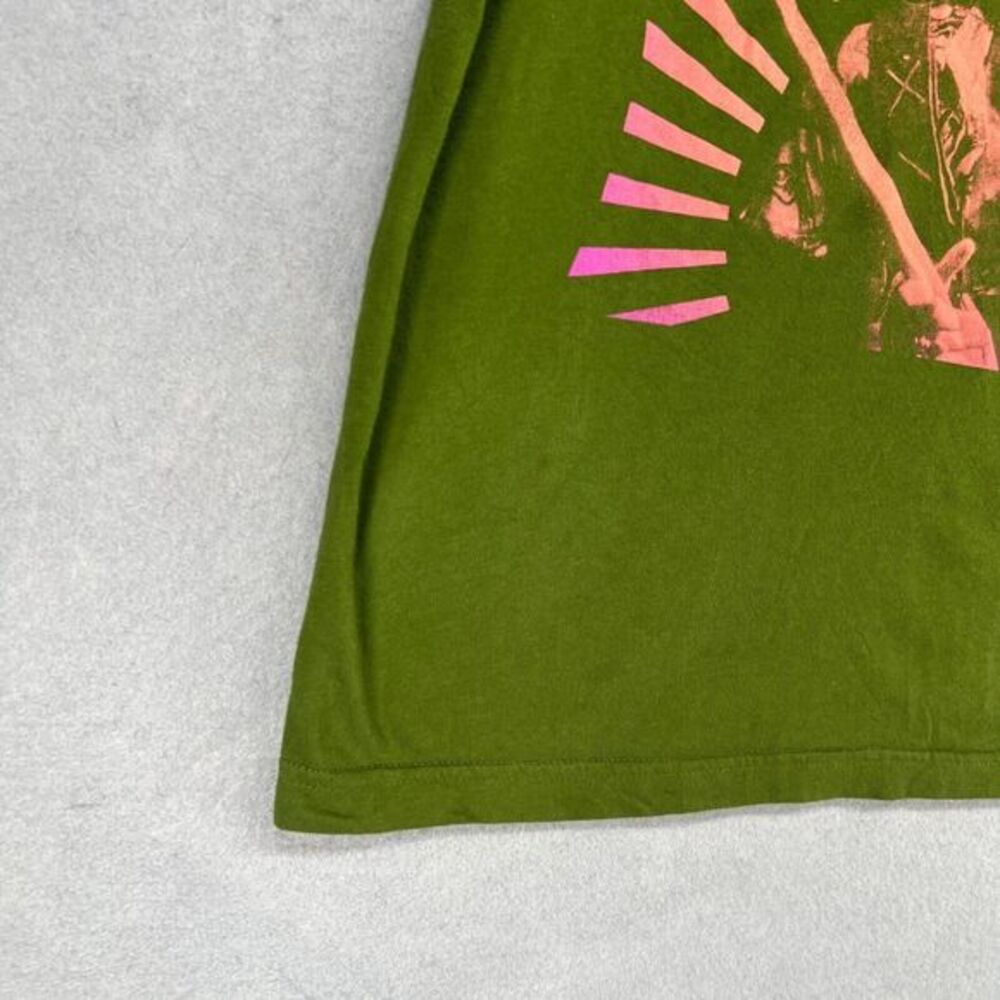 Jimi Hendrix Gap T-Shirt Mens Size XS Green Pink Graphic Psychedelic Music Tee - Picture 3 of 13